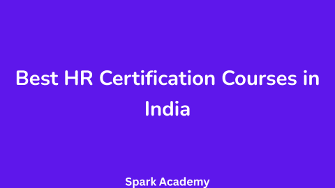 Best HR Certification Courses in India